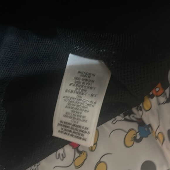 Disney Black Mickey Mouse Disney World Rain Jacket XS - Picture 5 of 11